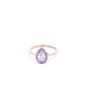 18ct Yellow Gold Pear Cut Diamond Halo Ring - Judith Hart Jewellers