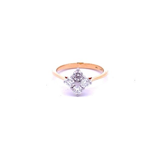 18ct Yellow Gold Diamond Ring - Judith Hart Jewellers
