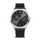 Bering Ultra Slim Polished Black Dial Watch 17140-102 - Judith Hart Jewellers