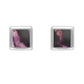 Derbyshire Blue John Square Stud Earrings - Judith Hart Jewellers