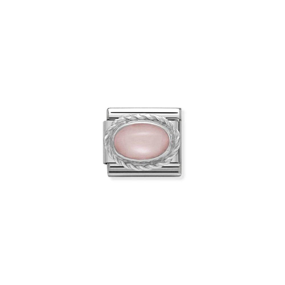 Nomination Pink Opal Oval Twist Edge 330503/22 - Judith Hart Jewellers