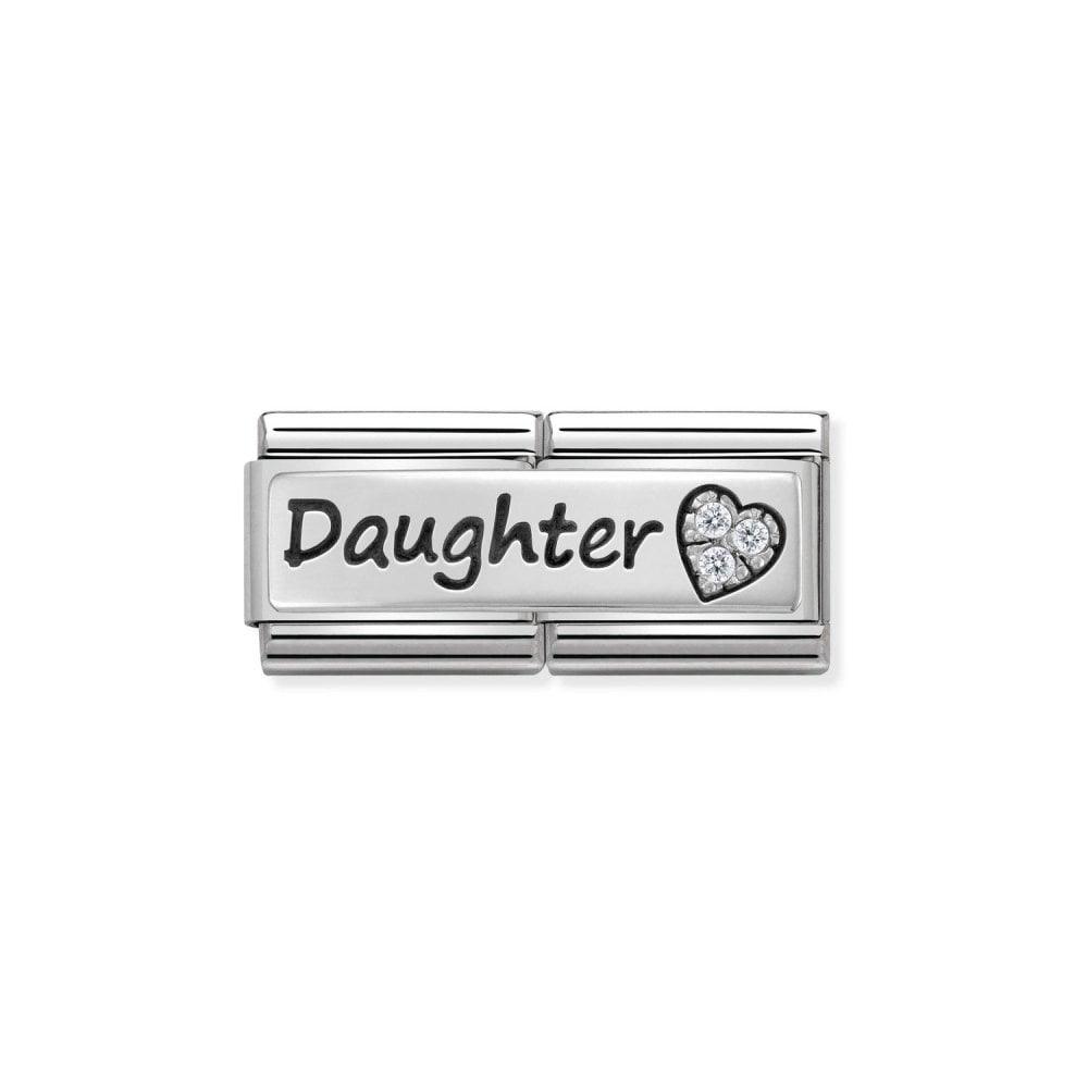 Nomination Double Daughter CZ 330731/02 - Judith Hart Jewellers