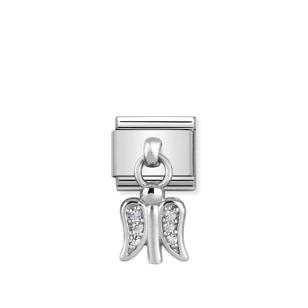 Nomination Cz Angel Wings 331800/11 - Judith Hart Jewellers