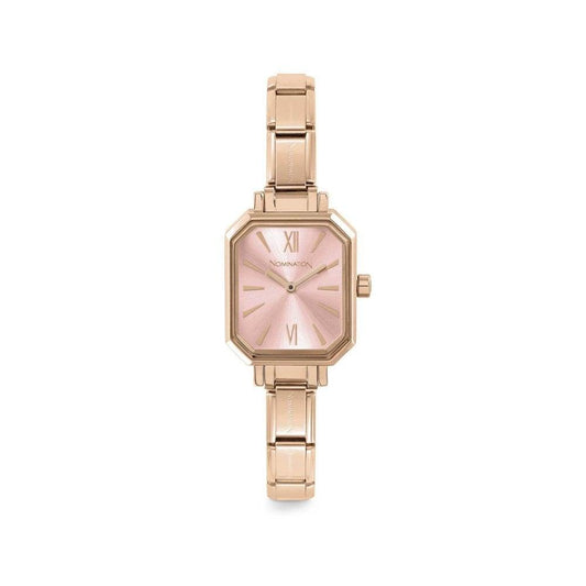 Nomination Classic Paris Rose Rectangular Watch 076031/014 - Judith Hart Jewellers