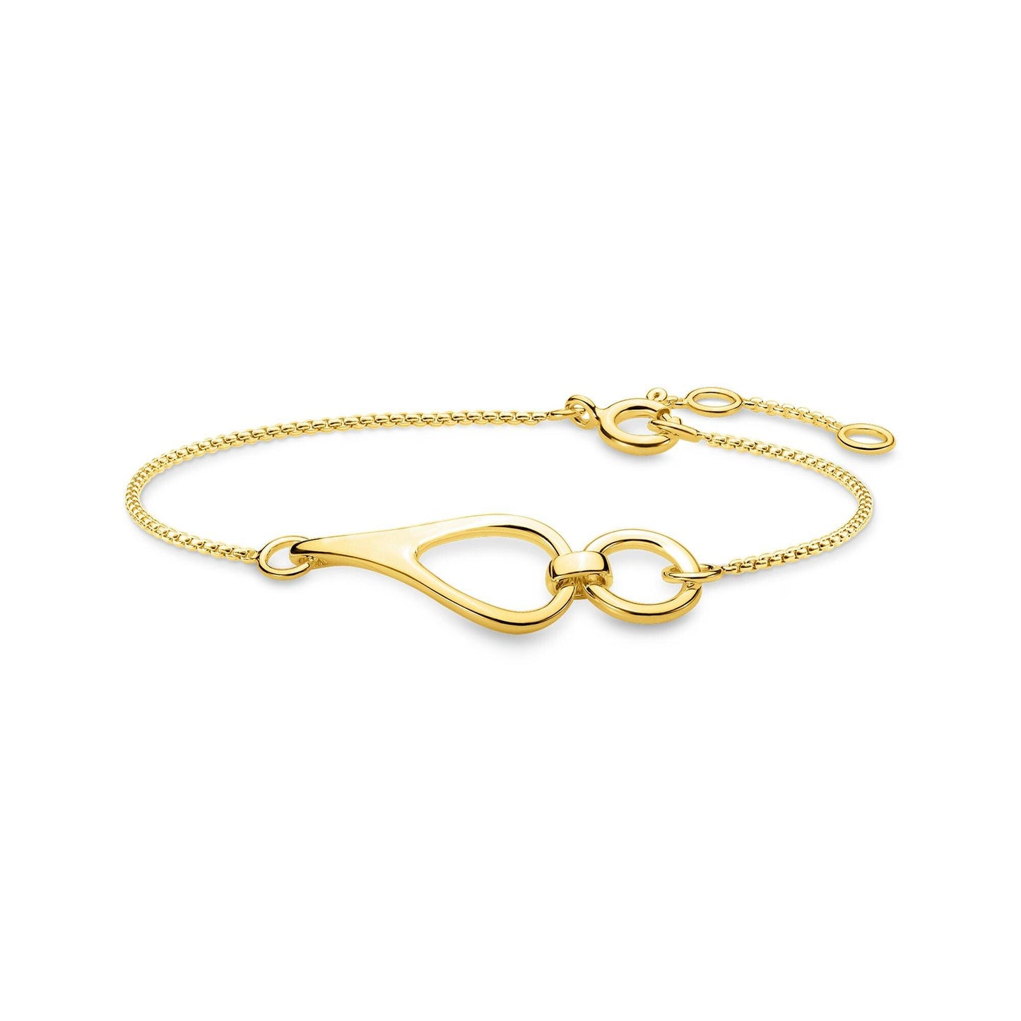 Thomas Sabo Yellow Gold-Plated Heritage Link Bracelet A1856 - Judith Hart Jewellers