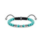Thomas Sabo Sterling Silver and Imitated Turquoise Skull Pull-Tie Bracelet A1945 - Judith Hart Jewellers