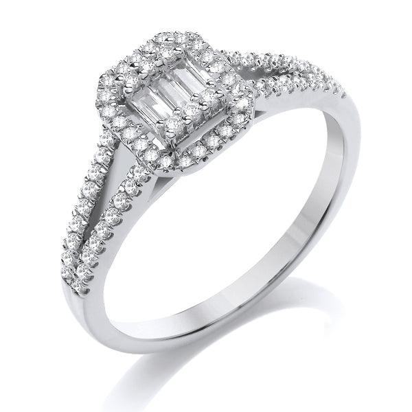 CEW01 Round Engagement Ring