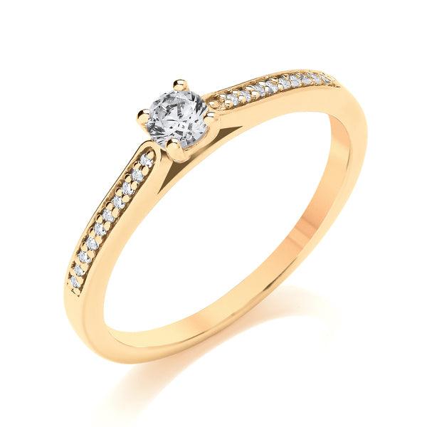 CRG01 Round Engagement Ring