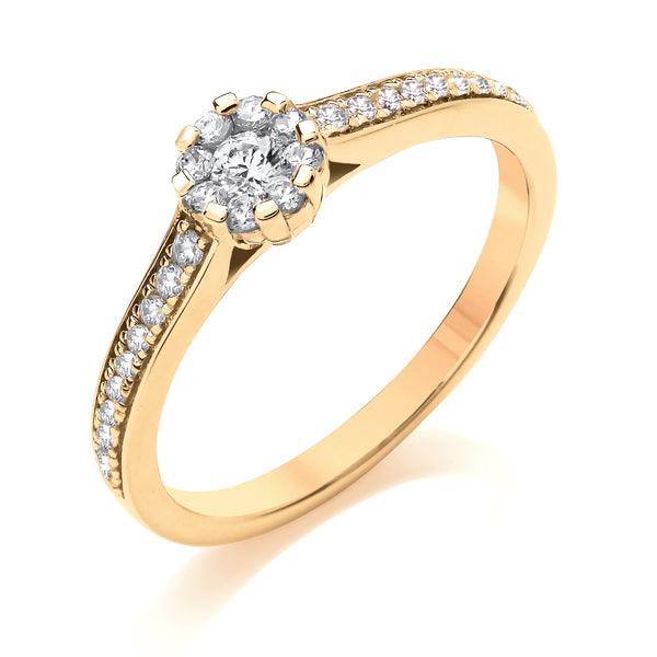 CRG02 Round Engagement Ring