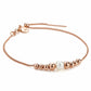 Jersey Pearl Coast Freshwater Cultured Pearl Rose Gold Plated Bracelet