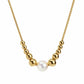 Jersey Pearl Coast Freshwater Cultured Pearl Yellow Gold Plated Necklace - Judith Hart Jewellers