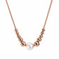 Jersey Pearl Coast Freshwater Cultured Pearl Rose Gold Plated Necklace - Judith Hart Jewellers