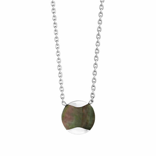 Jersey Pearl Sterling Silver Dune South Sea Mother of Pearl Necklace - Judith Hart Jewellers