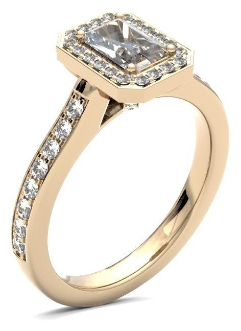EHG01 Emerald Engagement Ring