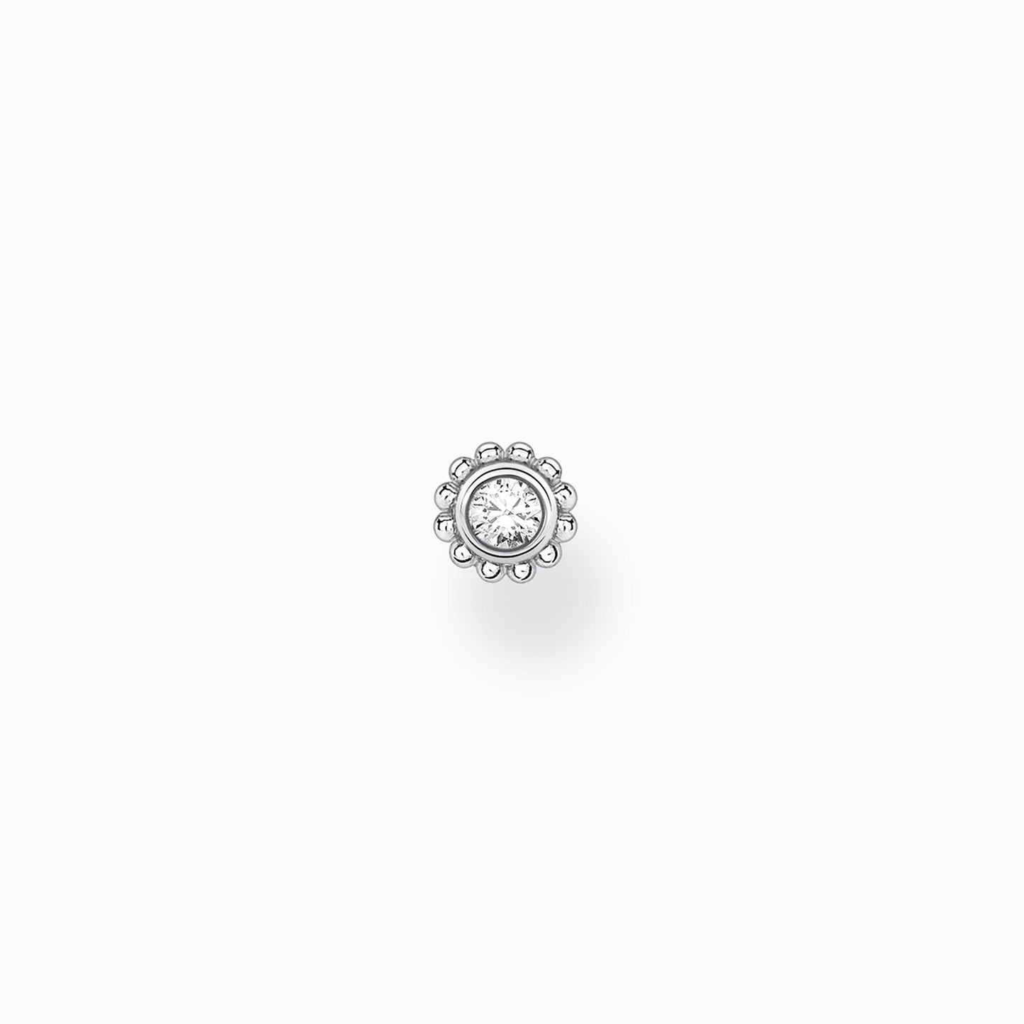 Thomas Sabo Sterling Silver Cubic Zirconia Single Stud Earring H2137-051-14 - Judith Hart Jewellers