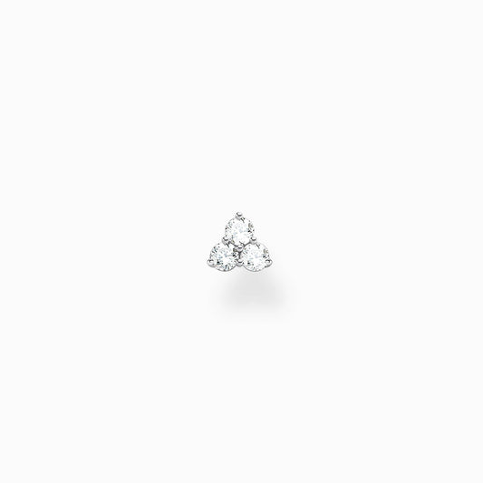 Thomas Sabo Sterling Silver Cubic Zirconia Single Stud Earring H2138-051-14 - Judith Hart Jewellers