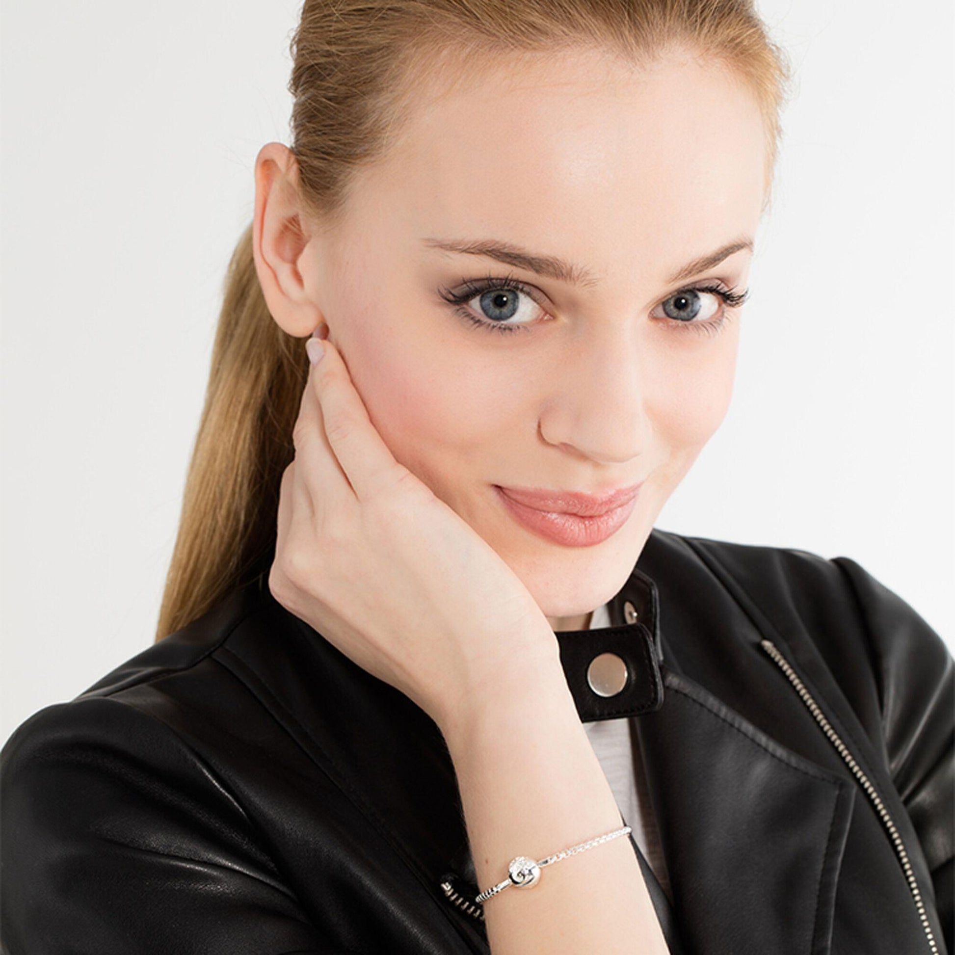 Bracciale Unisex Karma Beads Argento 925 KA0001-001-12 Bracciale Unisex Karma Beads Argento 925 KA0001-001-12