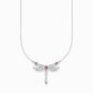 Thomas Sabo Sterling Silver Multicoloured Dragonfly Necklace KE1838 - Judith Hart Jewellers