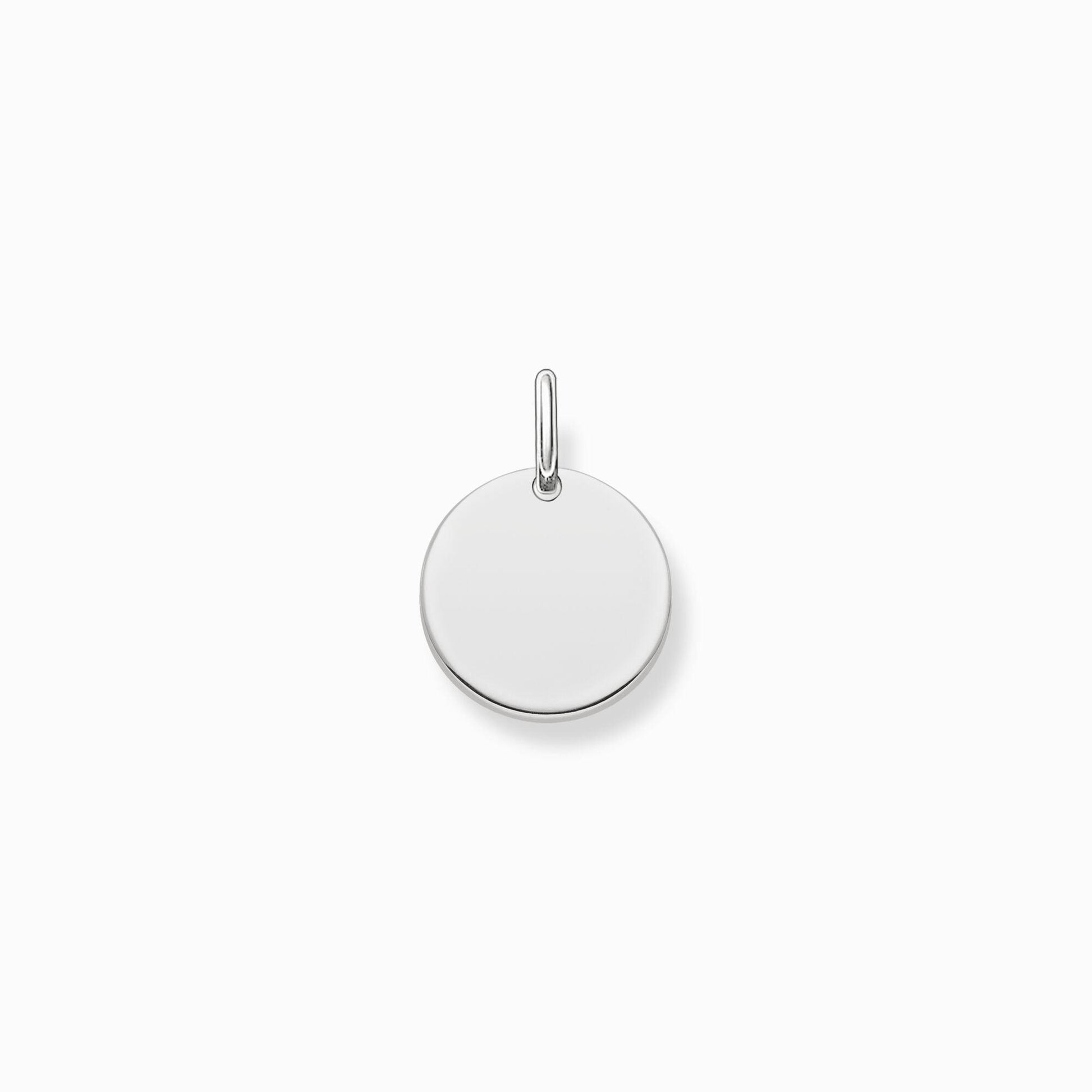 Thomas Sabo Sterling Silver Small Disc Pendant LBPE0001 - Judith Hart Jewellers