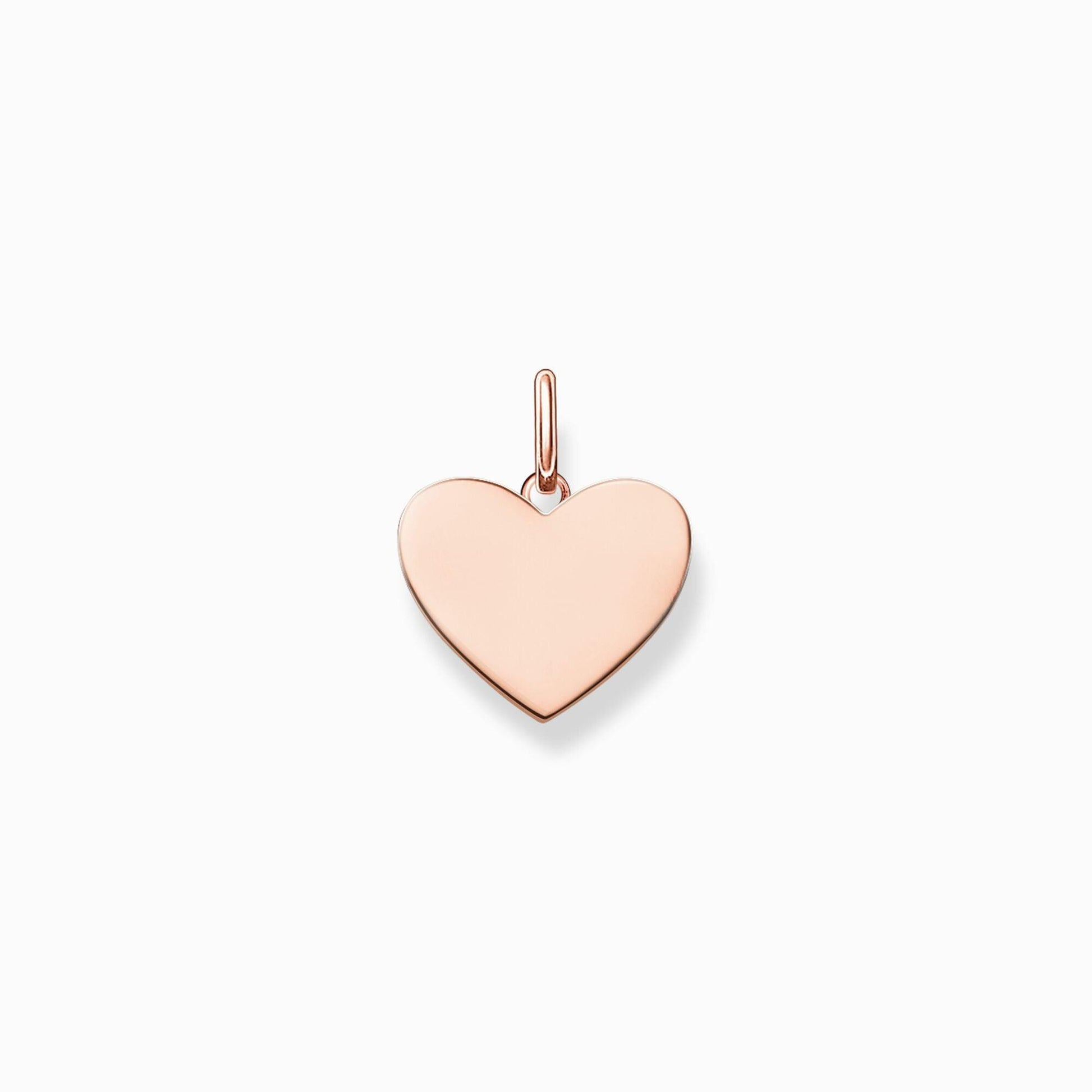 Thomas Sabo Rose Gold-Plated Heart Pendant LBPE0002 - Judith Hart Jewellers