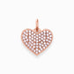 Thomas Sabo Rose Gold-Plated Cubic Zirconia Heart Pendant LBPE0022 - Judith Hart Jewellers