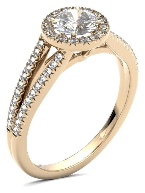 RHF01 Round Engagement Ring