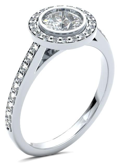 RHG01 Round Engagement Ring