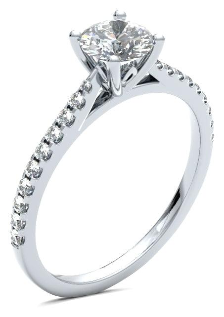 RSW01 Round Engagement Ring