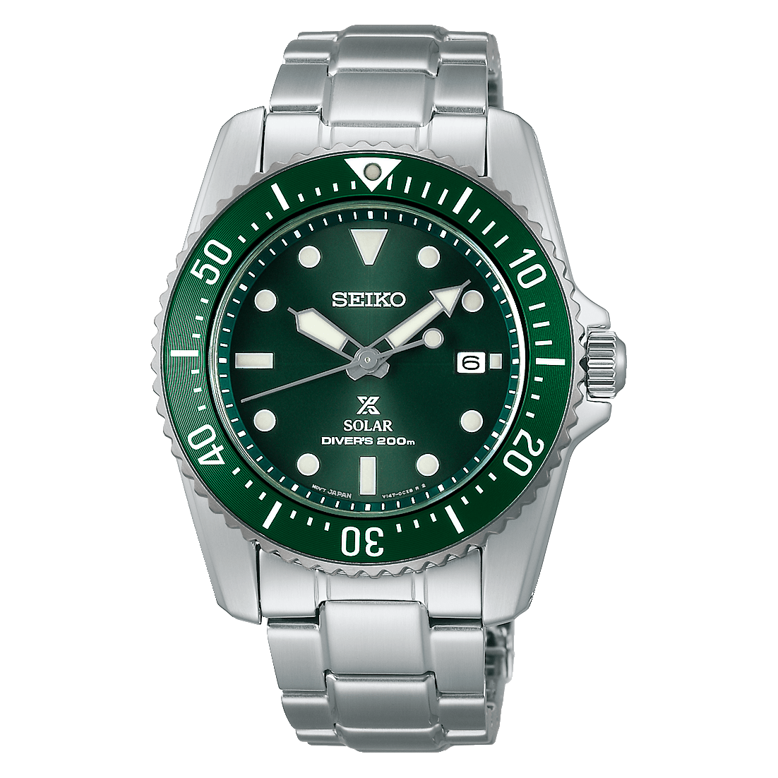 Seiko Prospex Solar Green Dial SNE583P1 - Judith Hart Jewellers