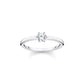 Thomas Sabo Sterling Silver 6-Claw Single Stone Cubic Zirconia Ring TR2313-051-14 - Judith Hart Jewellers