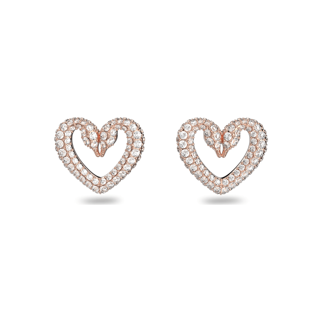 Swarovski Rose Gold Plated Una Stud Earrings 5628659