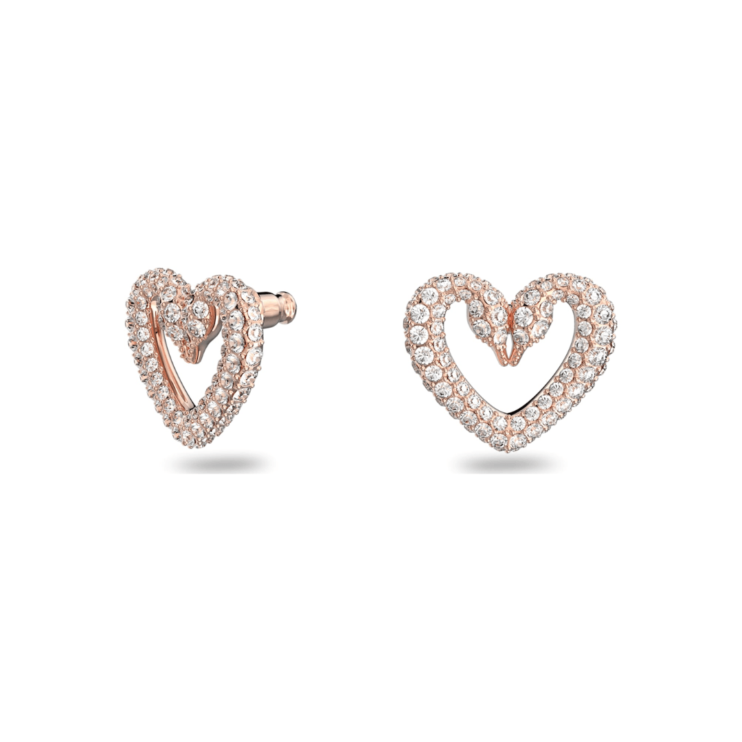 Swarovski Rose Gold Plated Una Stud Earrings 5628659