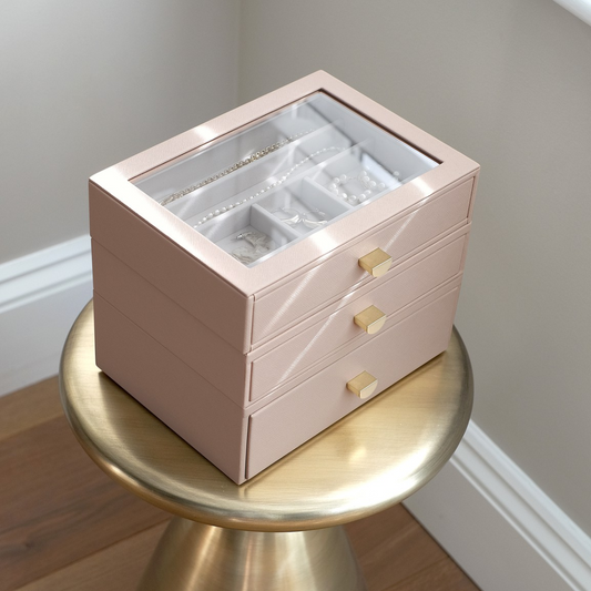 Stackers Classic Pink Jewellery Storage Box