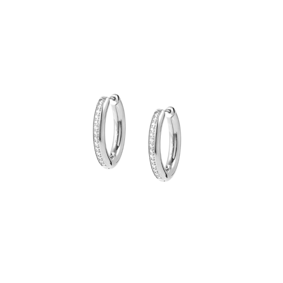 Nomination Affinity Hoop Earrings 028607/001 - Judith Hart Jewellers