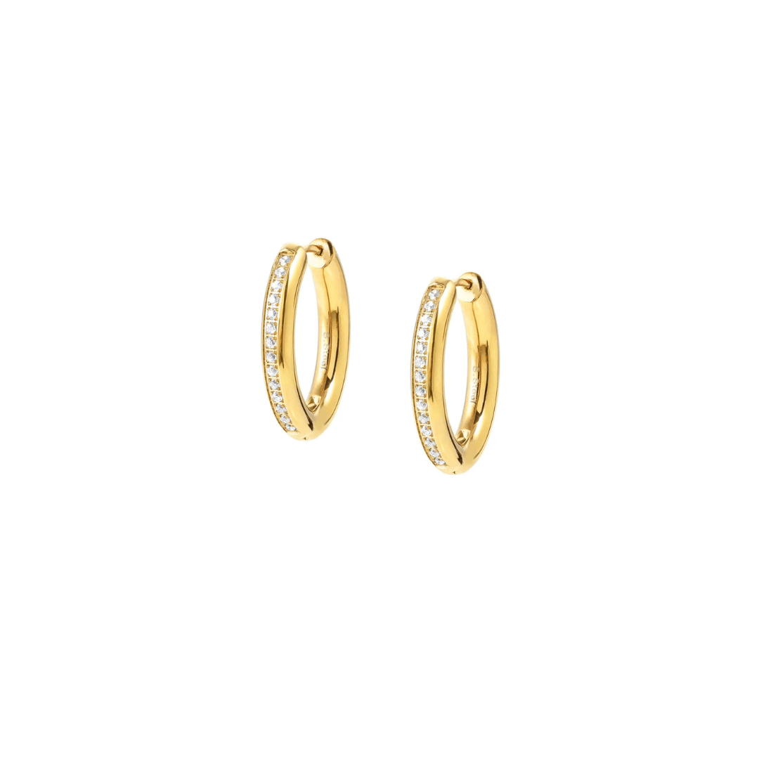 Nomination Affinity Hoop Earrings 028607/012 - Judith Hart Jewellers