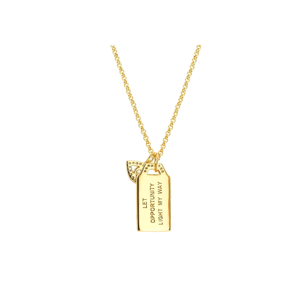 Nomination Talismani Yellow Gold Plated Success Necklace 149507/023 - Judith Hart Jewellers