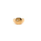 9ct Yellow Gold Cushion Signet Ring with 0.30ct Brilliant Cut Diamond - Judith Hart Jewellers