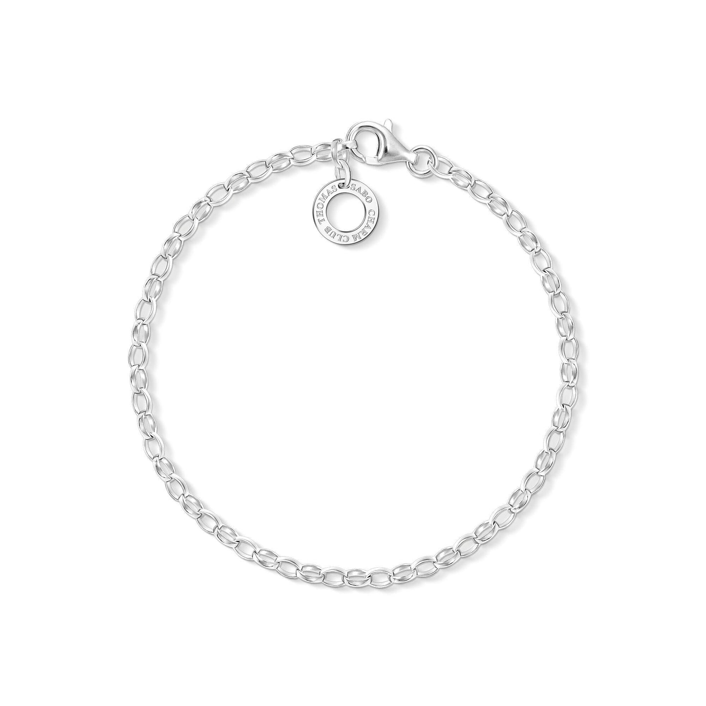 Thomas Sabo Sterling Silver Thin Charm Bracelet X0163 - Judith Hart Jewellers