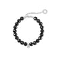 Thomas Sabo Sterling Silver Black Obsidian Bracelet X0226 - Judith Hart Jewellers
