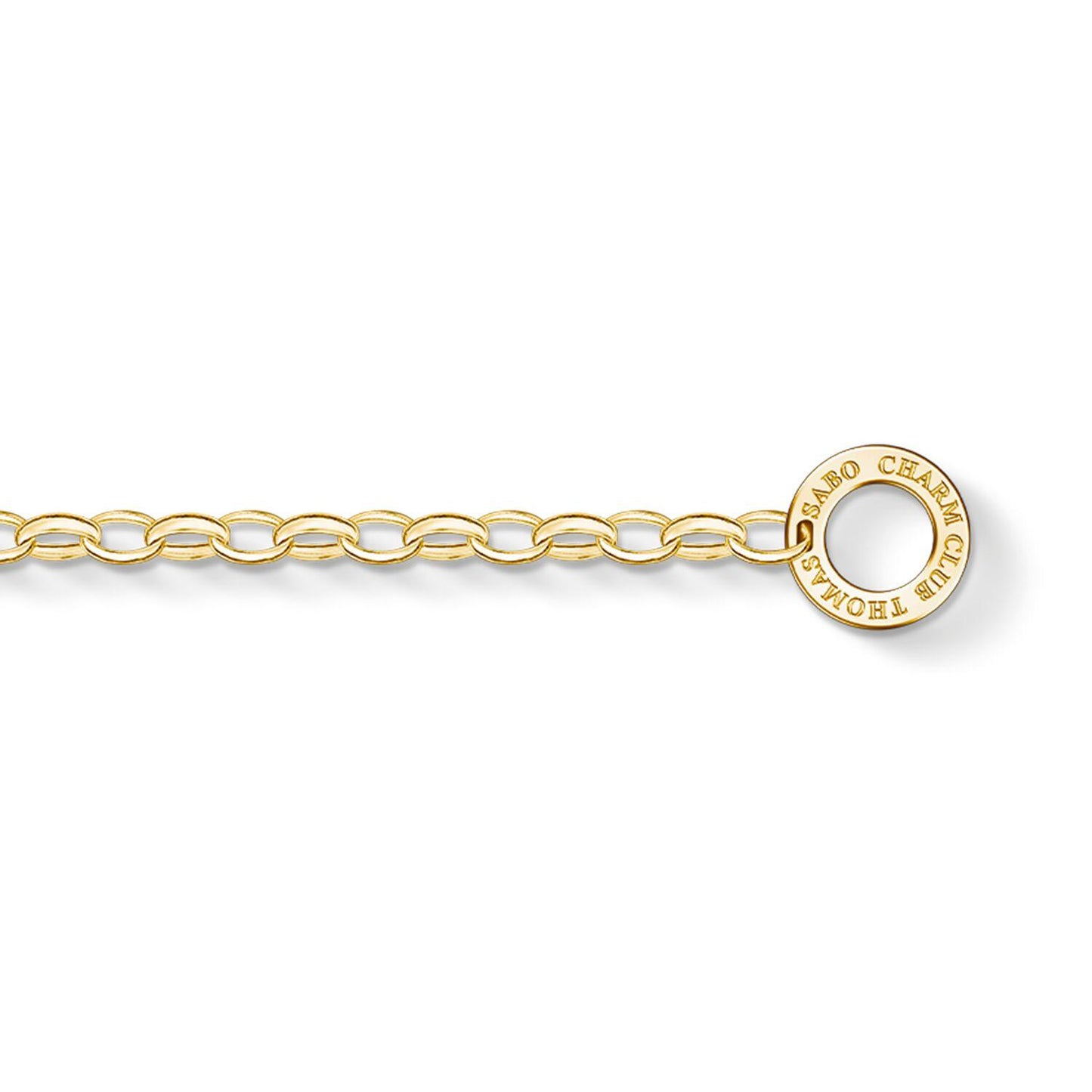 Thomas Sabo Yellow Gold-Plated Charm Bracelet X0243 - Judith Hart Jewellers