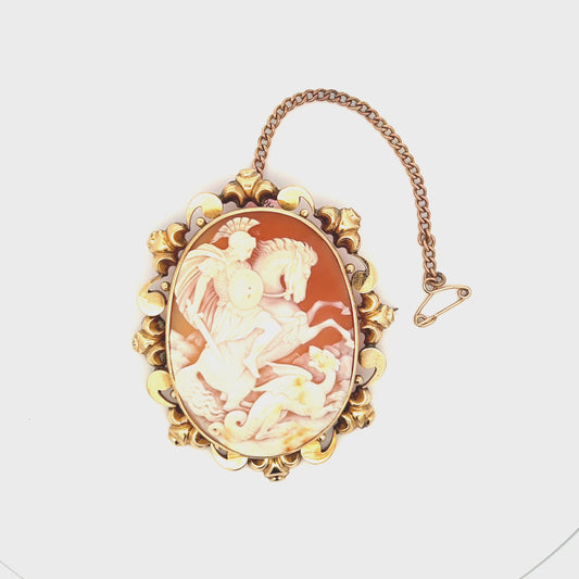 Pre-Owned Oval Cameo Brooch