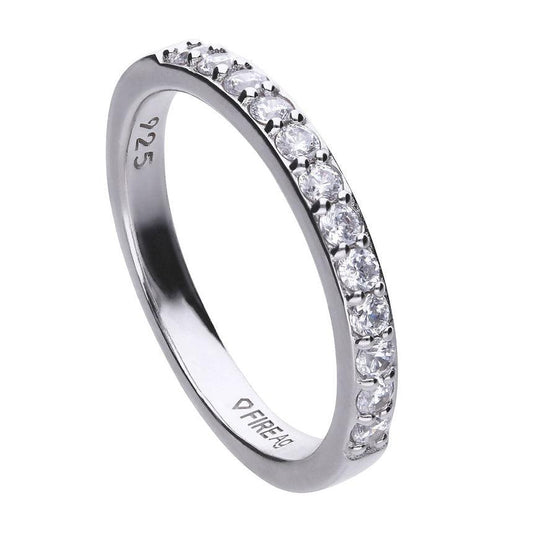 Diamonfire Silver White Zirconia Ring R3645