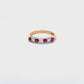 18ct Yellow Gold Ruby and Diamond Ring