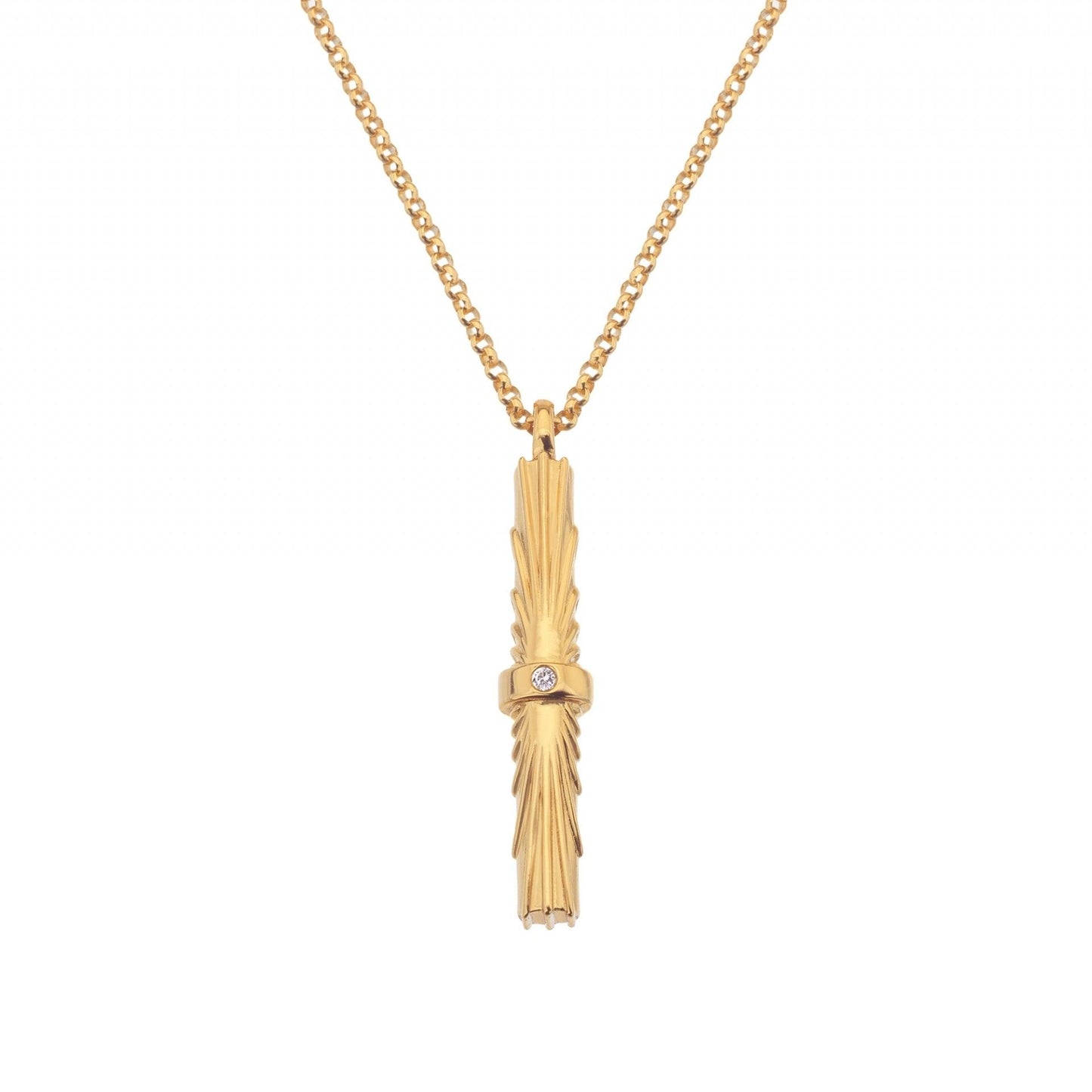 Hot Diamonds x Jac Jossa Hope Vertical Bar Pendant DP849 - Judith Hart Jewellers