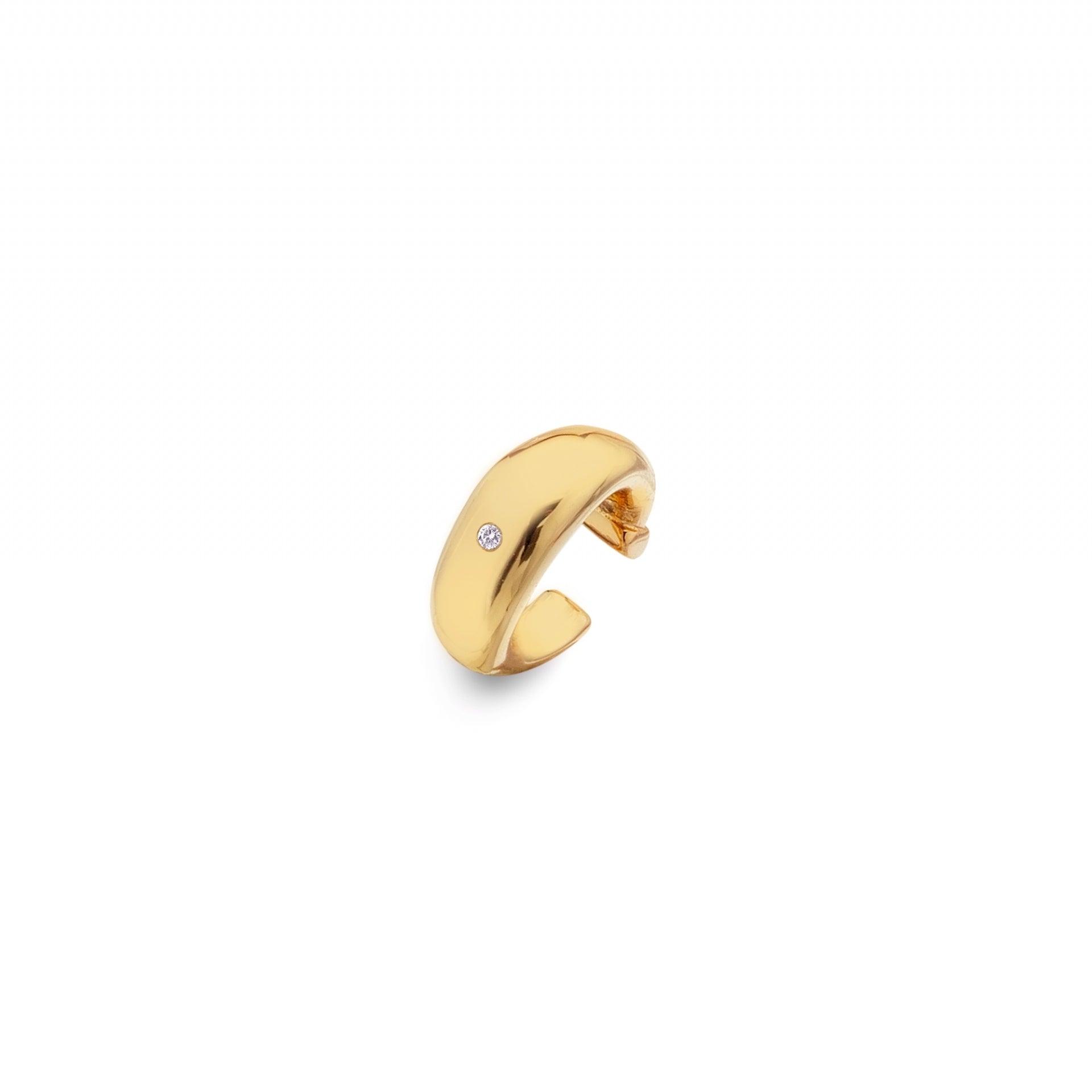 Hot Diamonds x Jac Jossa Soul Organic Single Ear Cuff DE663 - Judith Hart Jewellers