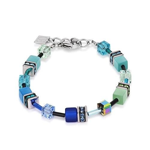 Coeur De Lion Blue and Green Bracelet - Judith Hart Jewellers