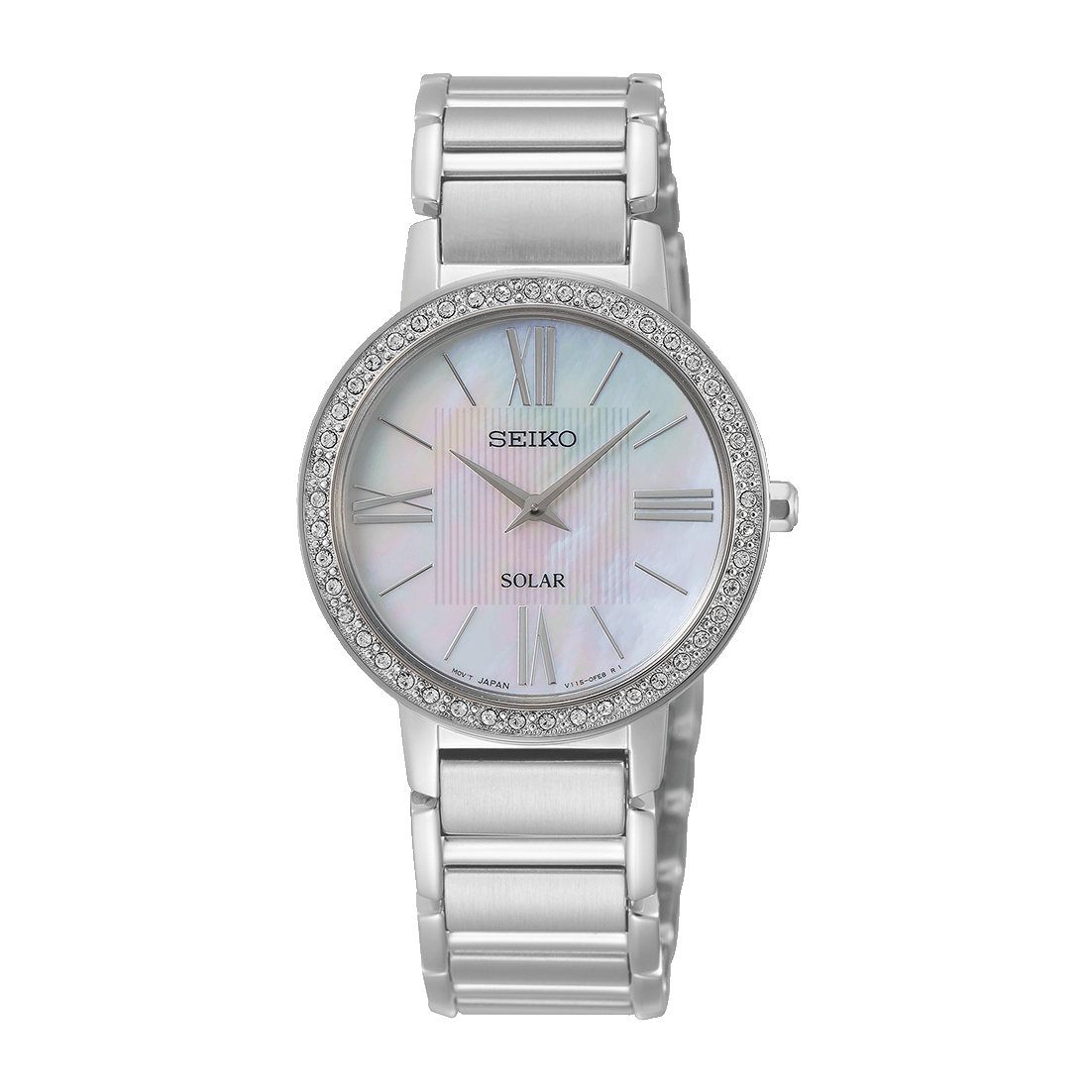 Seiko Presage Ladies Solar Powered Mother of Pearl Bracelet Watch