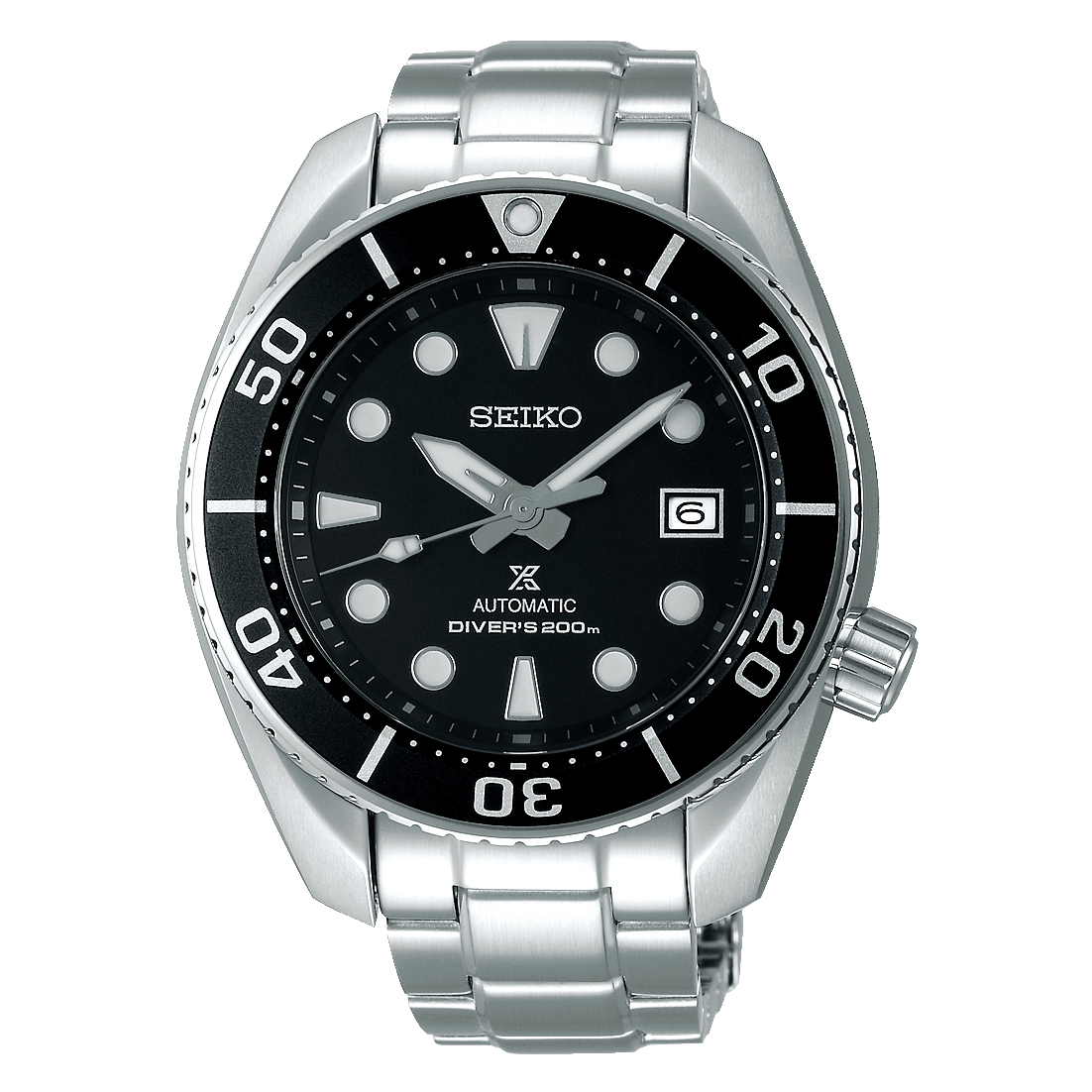 Seiko Prospex Sumo Automatic Diver's Black Dial Watch SPB101J1