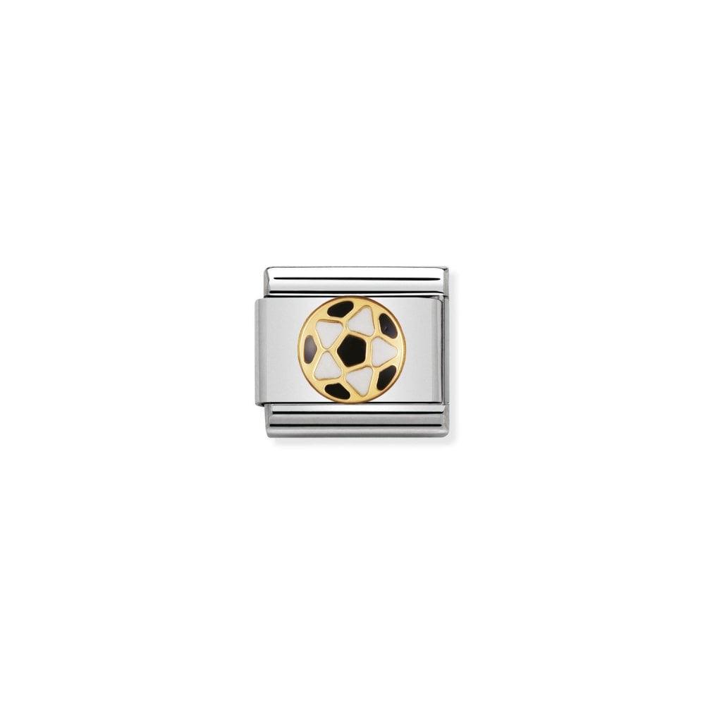 Nominations Classic White Black Football 030204/17 - Judith Hart Jewellers