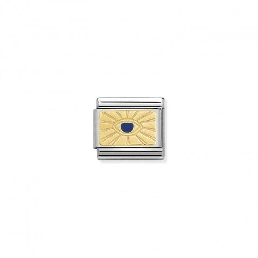 Nomination Gold Star Blue 030284/41 - Judith Hart Jewellers